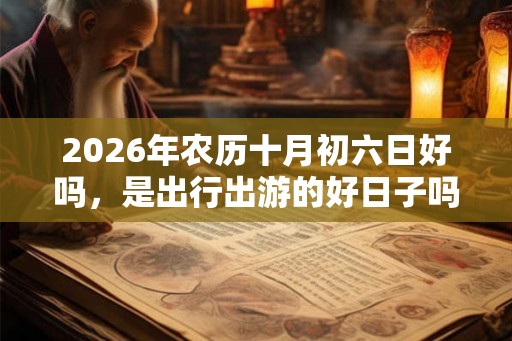 2026年农历十月初六日好吗，是出行出游的好日子吗？