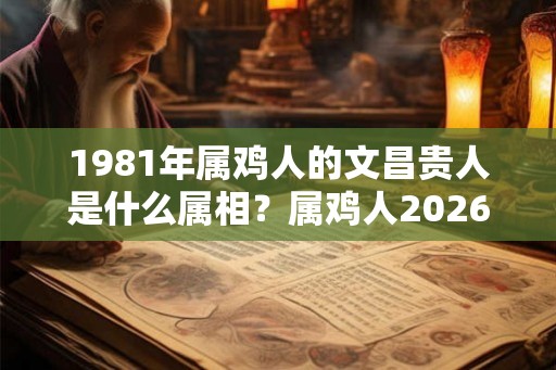 1981年属鸡人的文昌贵人是什么属相？属鸡人2026年的贵人是什么生肖？