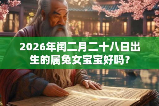 2026年闰二月二十八日出生的属兔女宝宝好吗? 2026年闰二月二十八日出生的属兔女宝宝好吗?
