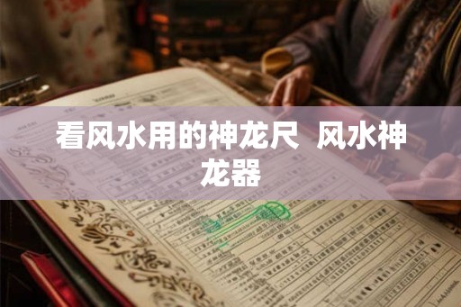看风水用的神龙尺  风水神龙器