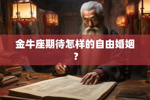 金牛座期待怎样的自由婚姻？