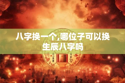 八字换一个,哪位子可以换生辰八字吗