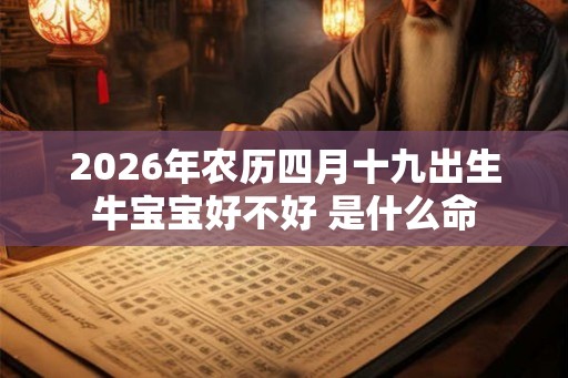 2026年农历四月十九出生牛宝宝好不好 是什么命