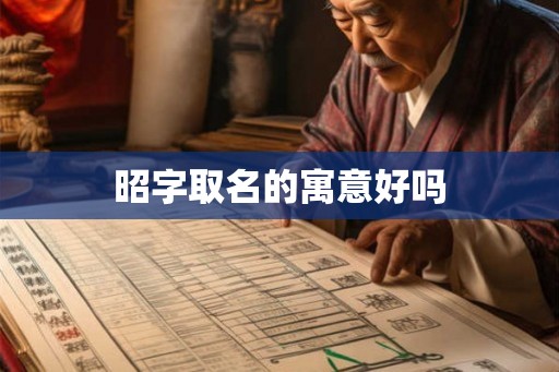昭字取名的寓意好吗 昭字取名的寓意好吗