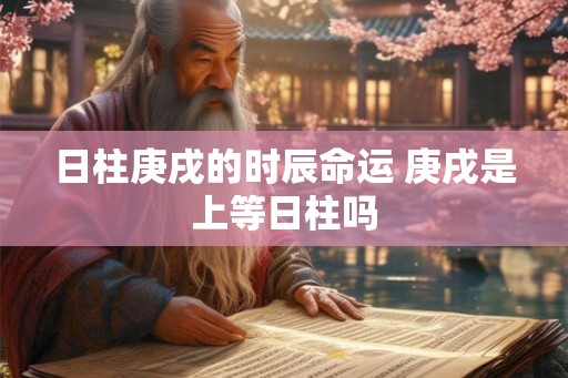 日柱庚戌的时辰命运 庚戌是上等日柱吗