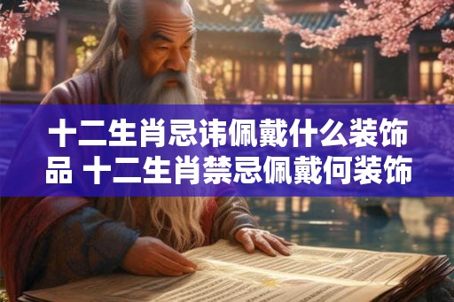 十二生肖忌讳佩戴什么装饰品 十二生肖禁忌佩戴何装饰品