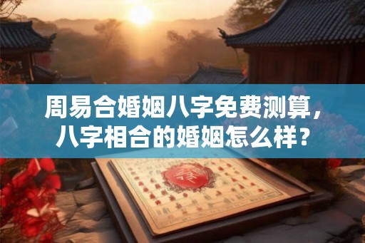 周易合婚姻八字免费测算，八字相合的婚姻怎么样？