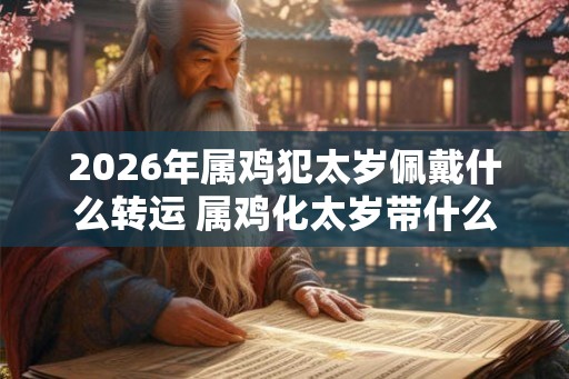2026年属鸡犯太岁佩戴什么转运 属鸡化太岁带什么东西最好