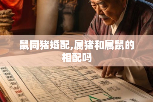 鼠同猪婚配,属猪和属鼠的相配吗