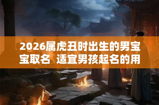 2026属虎丑时出生的男宝宝取名  适宜男孩起名的用字