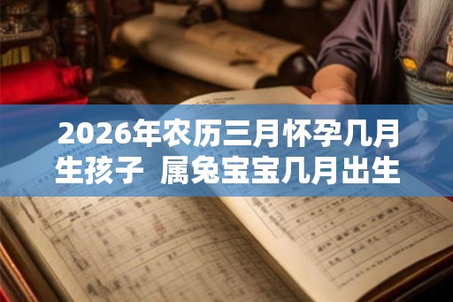 2026年农历三月怀孕几月生孩子  属兔宝宝几月出生最好