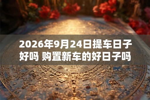 2026年9月24日提车日子好吗 购置新车的好日子吗