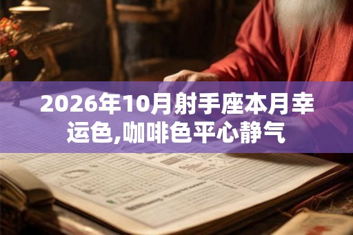 2026年10月射手座本月幸运色,咖啡色平心静气