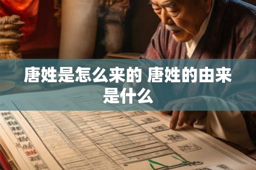 唐姓是怎么来的 唐姓的由来是什么 唐姓是怎么来的 唐姓的由来是什么