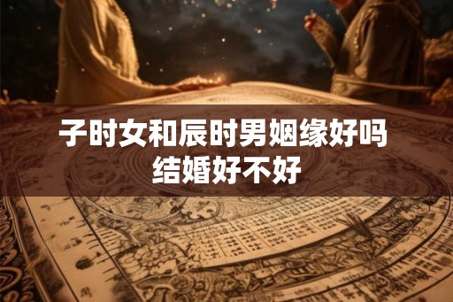 子时女和辰时男姻缘好吗 结婚好不好