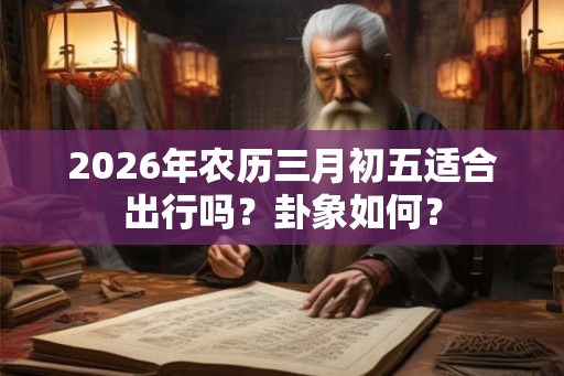 2026年农历三月初五适合出行吗?卦象如何? 2026年农历三月初五适合出行吗?卦象如何?
