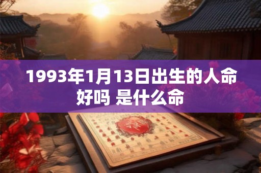 1993年1月13日出生的人命好吗 是什么命 1993年1月13日出生的人命好吗 是什么命