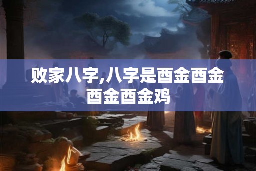 败家八字,八字是酉金酉金酉金酉金鸡