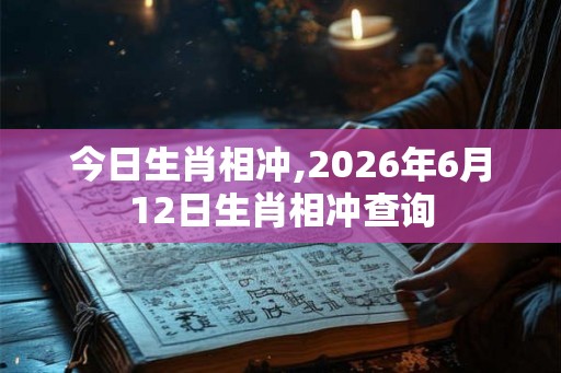 今日生肖相冲,2026年6月12日生肖相冲查询