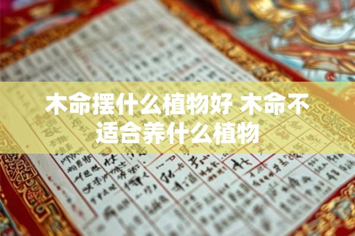 木命摆什么植物好 木命不适合养什么植物
