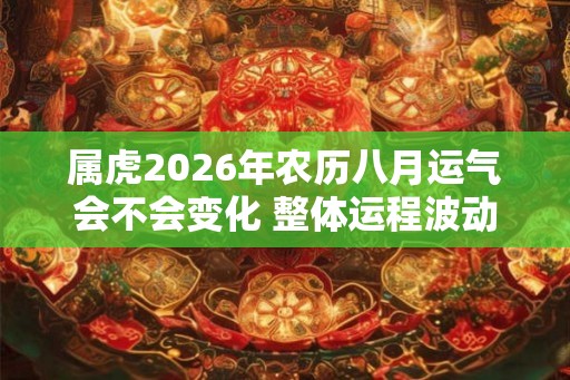 属虎2026年农历八月运气会不会变化 整体运程波动 属虎2026年农历八月运气会不会变化 整体运程波动