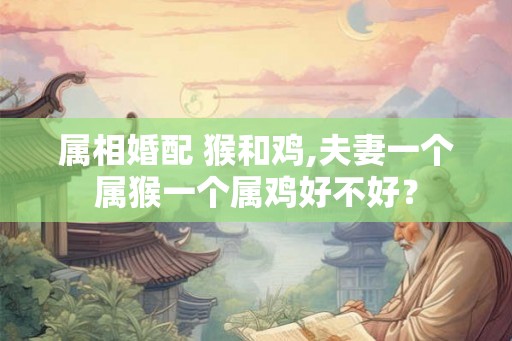 属相婚配 猴和鸡,夫妻一个属猴一个属鸡好不好？