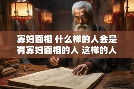 寡妇面相 什么样的人会是有寡妇面相的人 这样的人会有什么样的面部特征呢