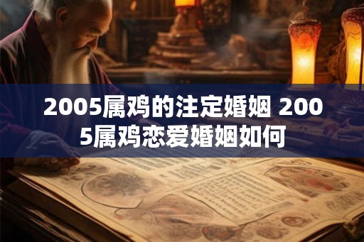 2005属鸡的注定婚姻 2005属鸡恋爱婚姻如何