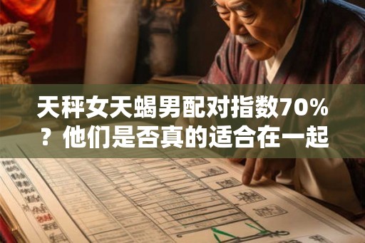天秤女天蝎男配对指数70%?他们是否真的适合在一起 天秤女天蝎男配对指数70%?他们是否真的适合在一起
