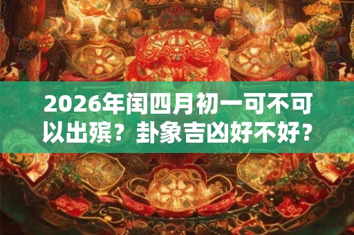 2026年闰四月初一可不可以出殡？卦象吉凶好不好？