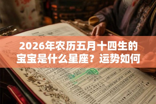 2026年农历五月十四生的宝宝是什么星座?运势如何? 2026年农历五月十四生的宝宝是什么星座?运势如何?