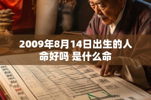 2009年8月14日出生的人命好吗 是什么命