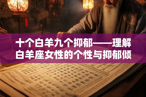 十个白羊九个抑郁——理解白羊座女性的个性与抑郁倾向 十个白羊九个抑郁——理解白羊座女性的个性与抑郁倾向