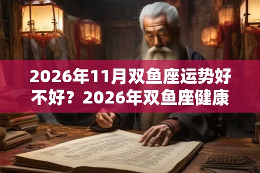 2026年11月双鱼座运势好不好？2026年双鱼座健康运势解析