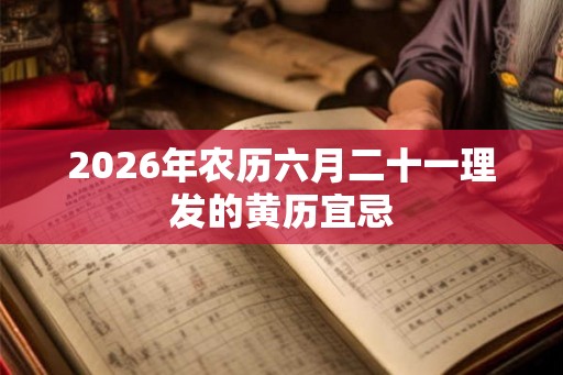 2026年农历六月二十一理发的黄历宜忌 2026年农历六月二十一理发的黄历宜忌