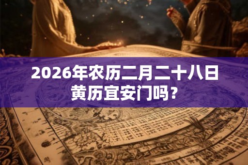 2026年农历二月二十八日黄历宜安门吗？