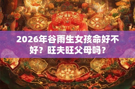 2026年谷雨生女孩命好不好？旺夫旺父母吗？