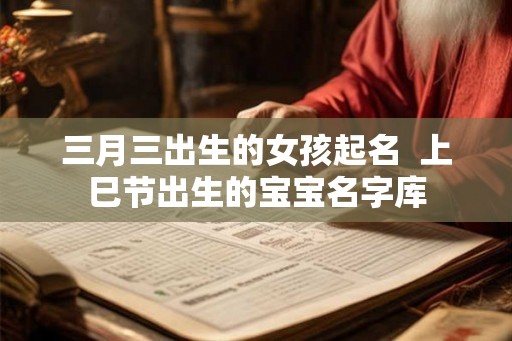 三月三出生的女孩起名  上巳节出生的宝宝名字库