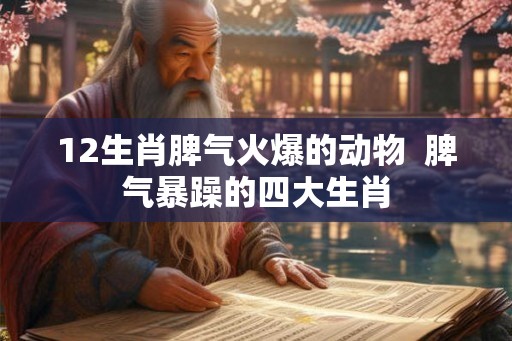 12生肖脾气火爆的动物  脾气暴躁的四大生肖