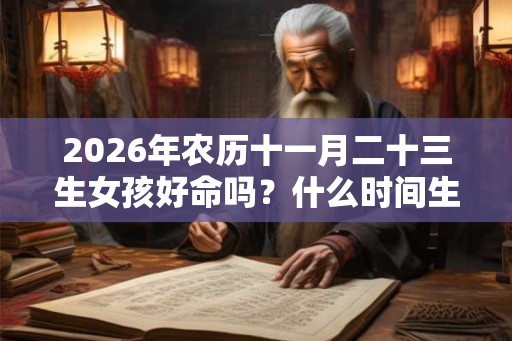 2026年农历十一月二十三生女孩好命吗？什么时间生最好命？