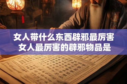 女人带什么东西辟邪最厉害 女人最厉害的辟邪物品是什么