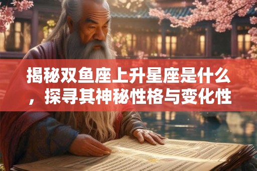 揭秘双鱼座上升星座是什么，探寻其神秘性格与变化性