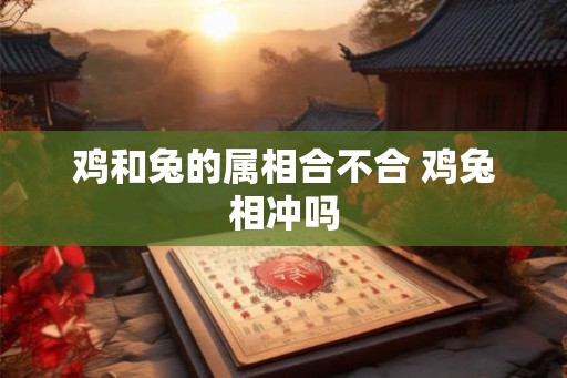鸡和兔的属相合不合 鸡兔相冲吗