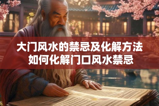 大门风水的禁忌及化解方法 如何化解门口风水禁忌