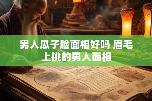 男人瓜子脸面相好吗 眉毛上挑的男人面相