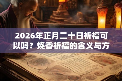 2026年正月二十日祈福可以吗？烧香祈福的含义与方法