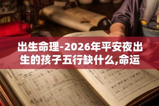 出生命理-2026年平安夜出生的孩子五行缺什么,命运如何