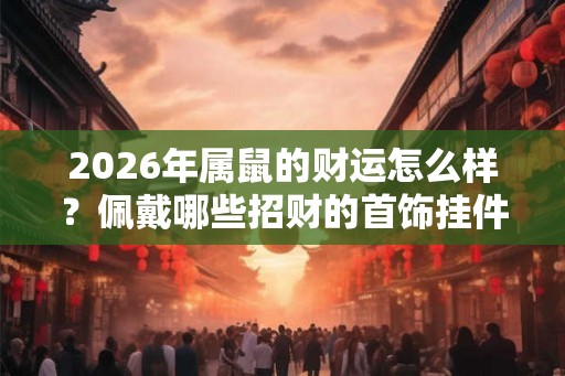 2026年属鼠的财运怎么样？佩戴哪些招财的首饰挂件？