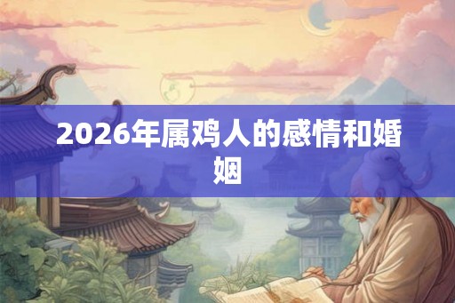 2026年属鸡人的感情和婚姻