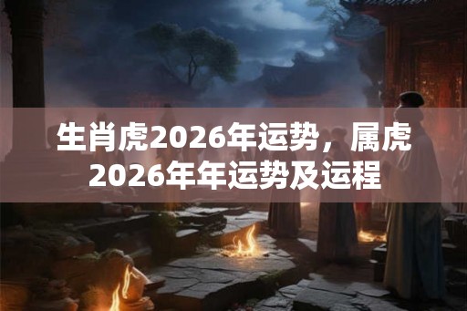 生肖虎2026年运势，属虎2026年年运势及运程